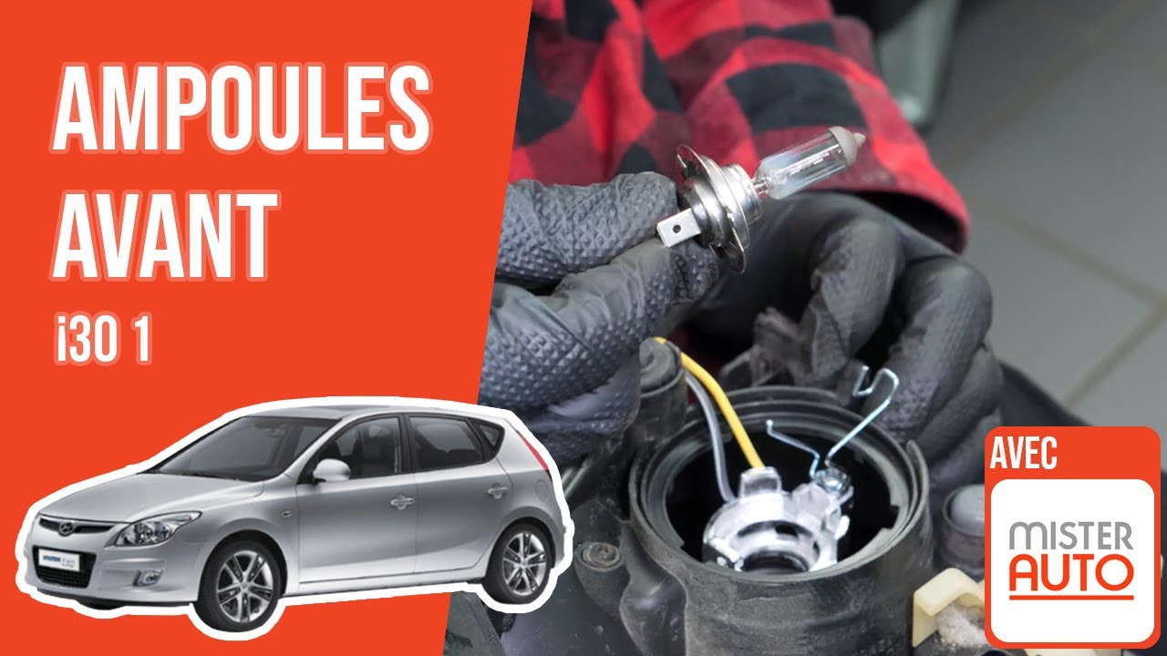 Changer les Ampoules d'éclairage avant i30 1 💡