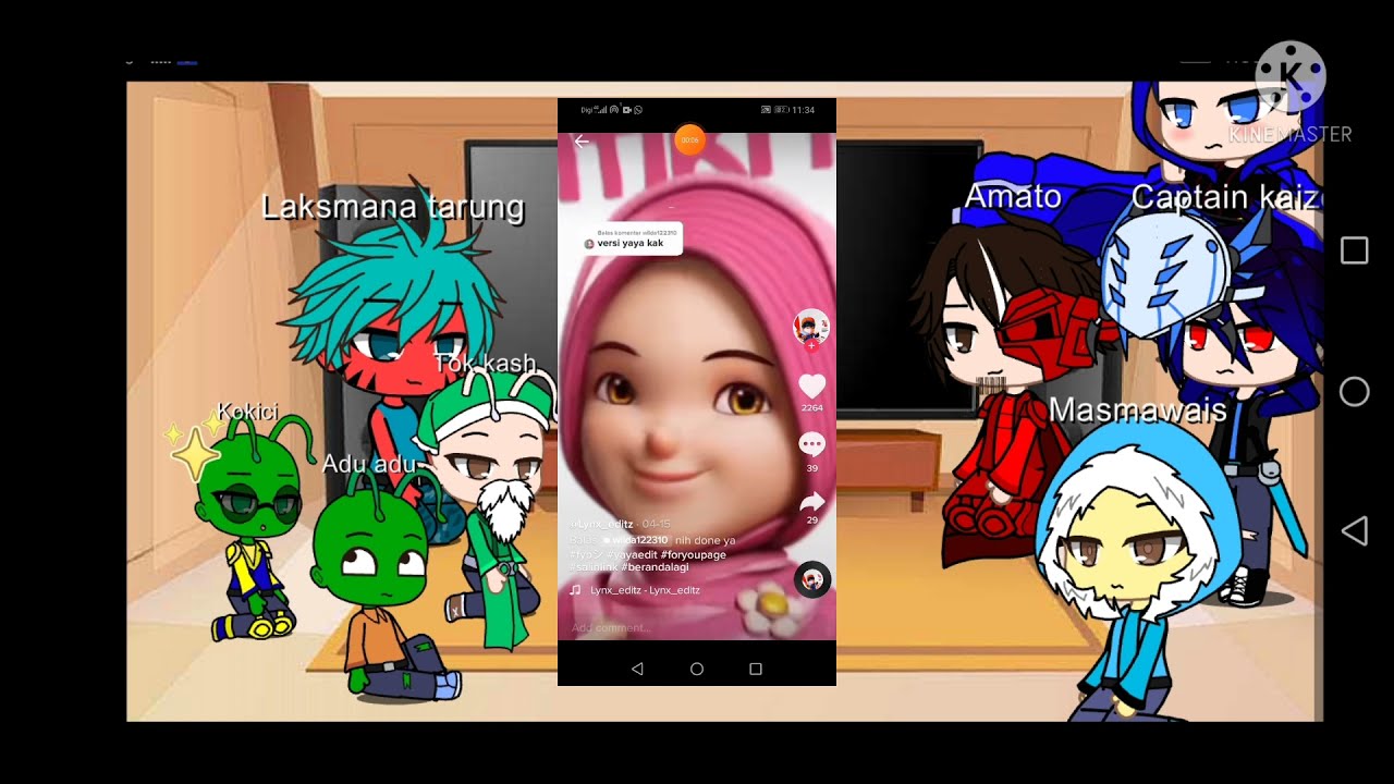 Past tapops react to boboiboy and his friends (mostly boboiboy) read desk(part 1/?)