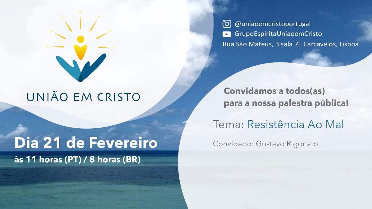 Tema: Resistência ao Mal - Expositor: Gustavo Rigonato - 21/02/2026 - 11h