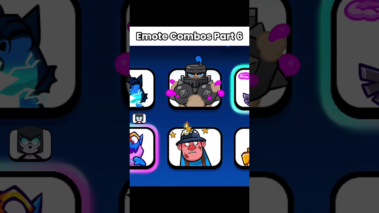 Emote Combos Part 6 #clashroyale