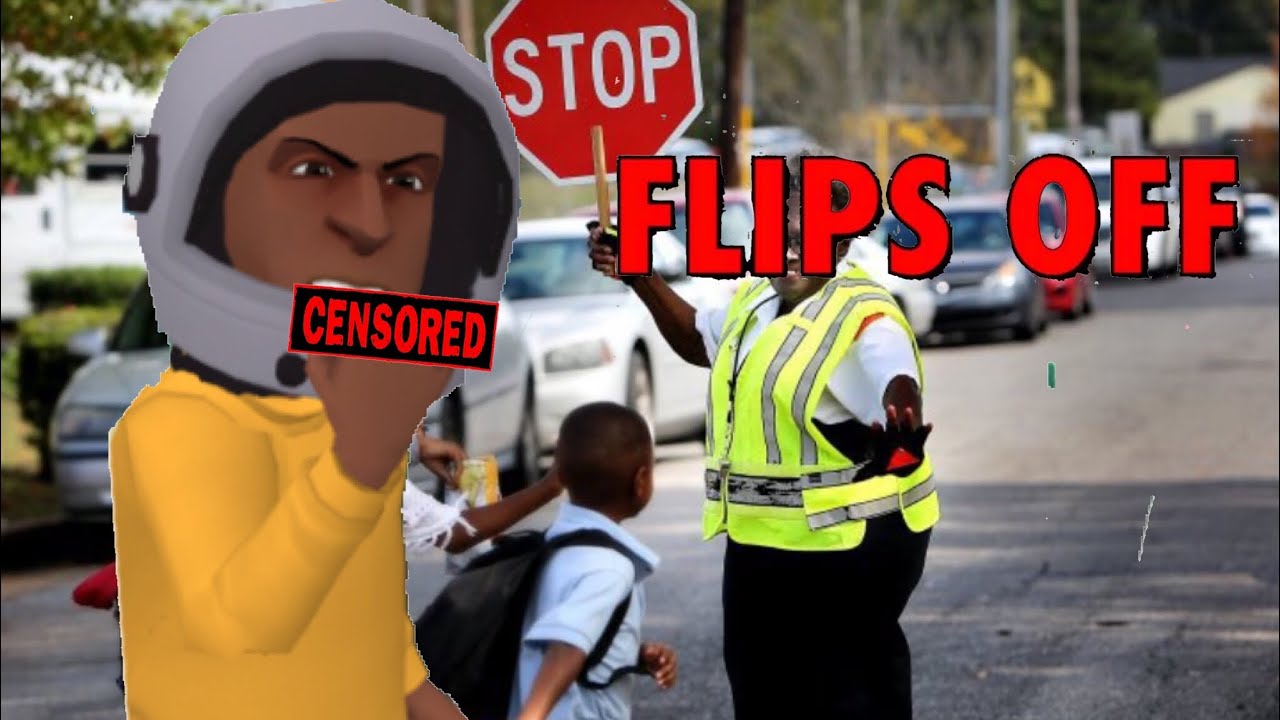 Little Bill Flips Off The School Crossing Guard And Gets Grounded!