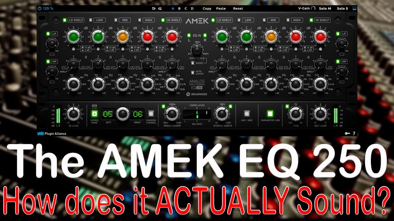 Plugin Alliance Amek EQ 250! How does it actually sound when mixing and mastering?