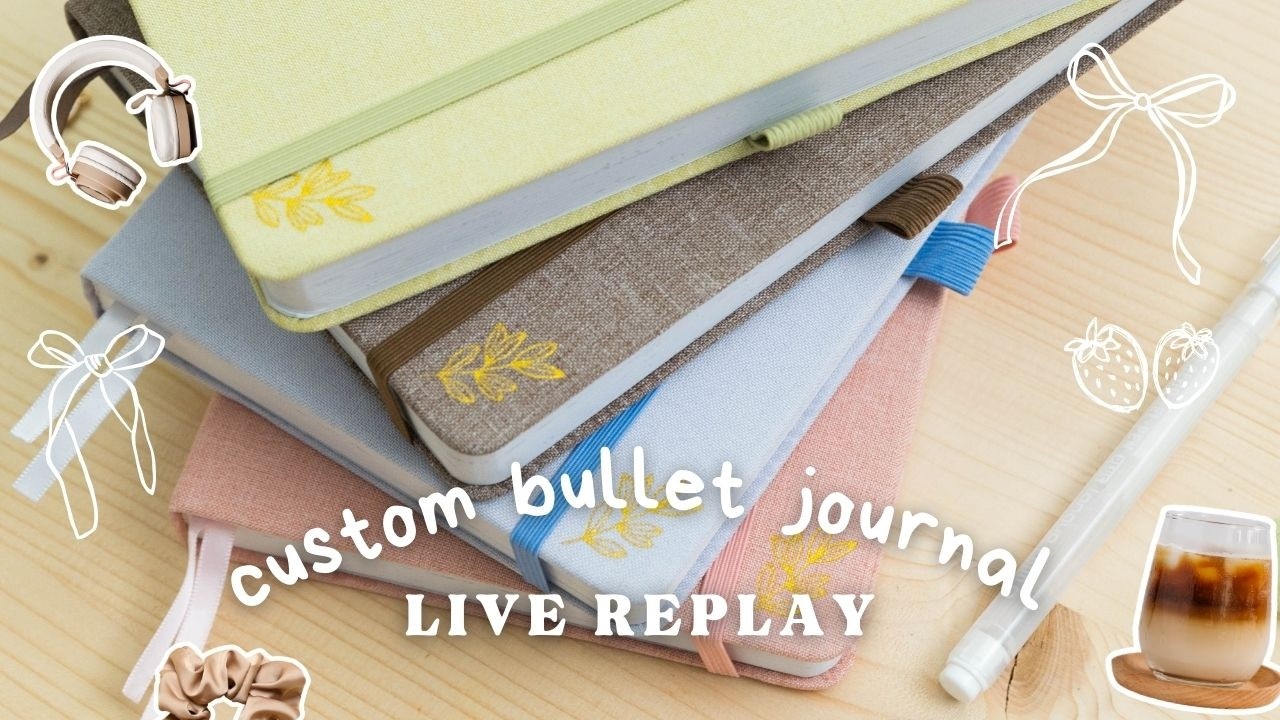 Live Custom Bullet Journal REPLAY February 20, 2026 | Packing & Personalizing Journal Kits