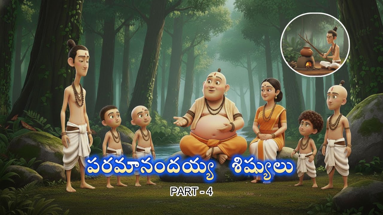 పరమానందయ్య శిష్యులకథ - 4 /వనభోజనాలు|తెలుగు స్టోరీస్/