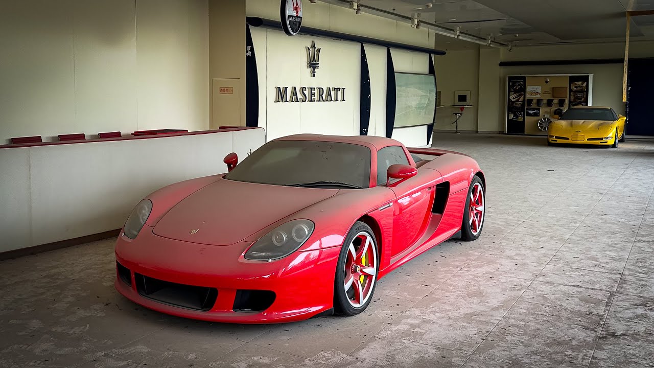 Я нашёл заброшенный дилерский центр суперкаров в Китае: Carrera GT, Ferrari 575, Corvette Z06