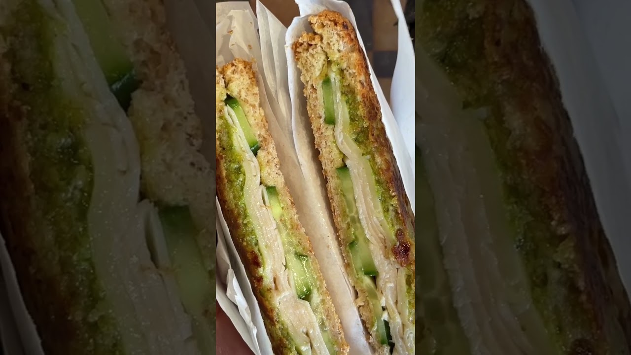 A Pesto Turkey Melt Sandwich