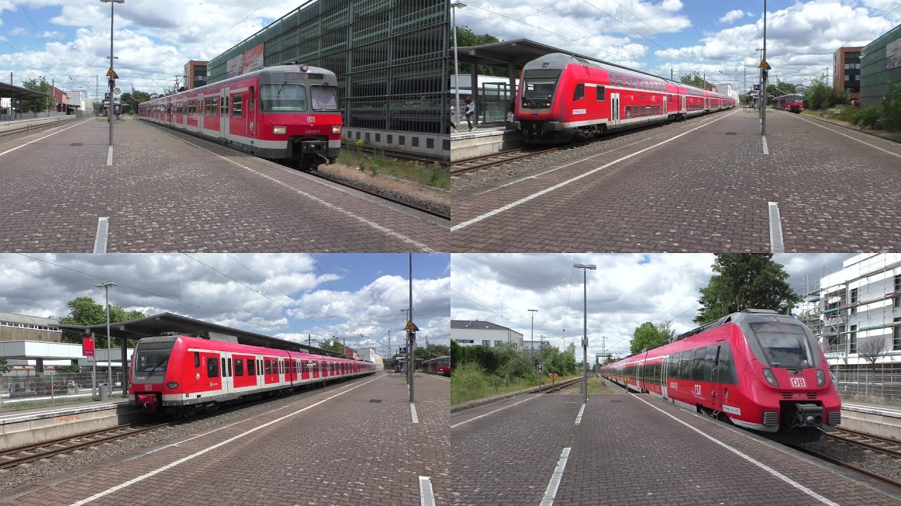 Bahnverkehr in Hennef(Sieg) mit ET420, Br 146 + Dostos, Talent 2 und Br 423