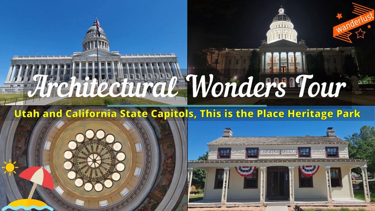 Utah State Capitol | California State Capitol | This Is The Place Heritage Park | Heritage | 4K