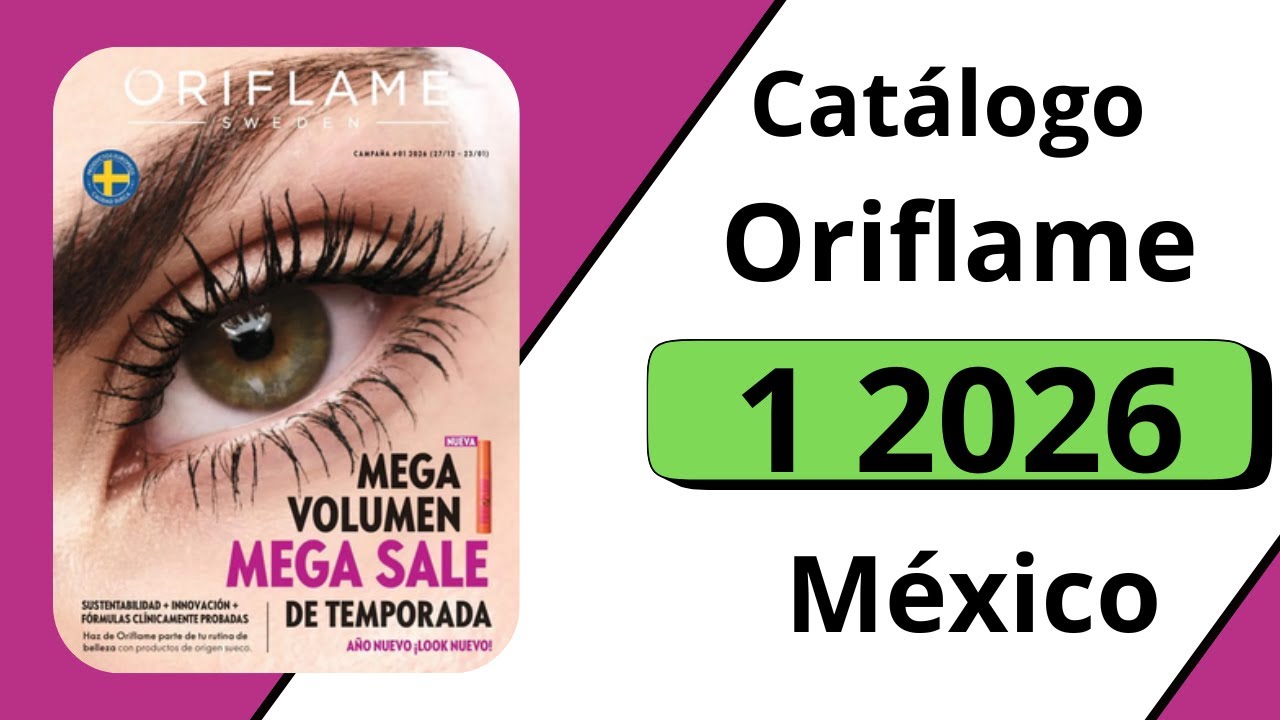 Catálogo Oriflame Campaña 1 2026 México