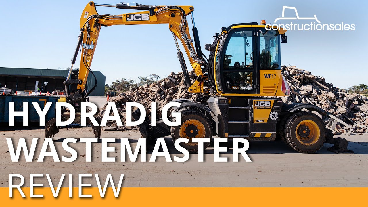 JCB Hydradig Wastemaster excavator Review