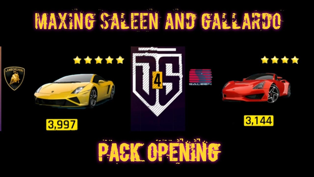 Asphalt 9 Legends | Drive Syndicate 4 | Pack opening |Maxing Saleen S1| Maxing Lamborghini Gallardo|