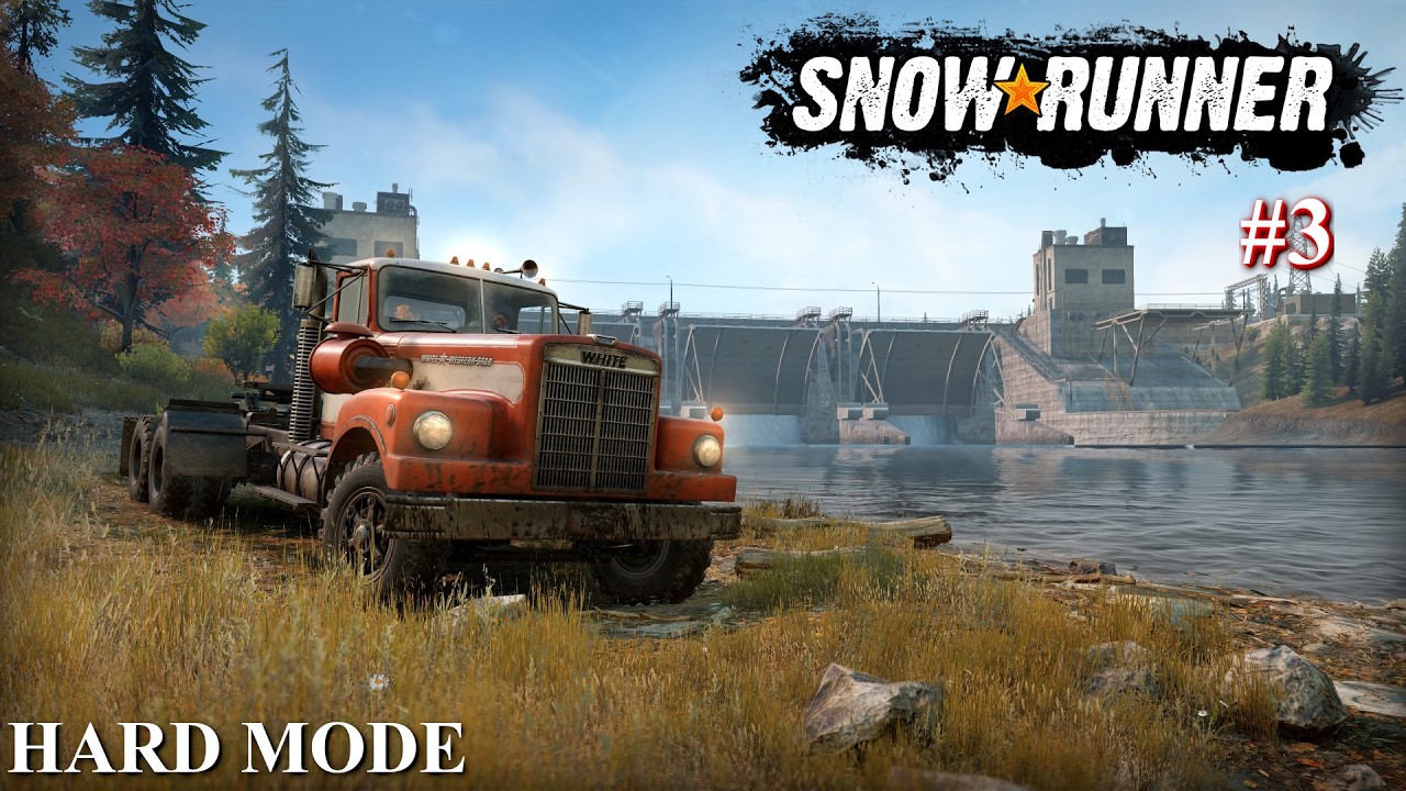 Snowrunner HARD MODE: Смитвиллская дамба. Part 3