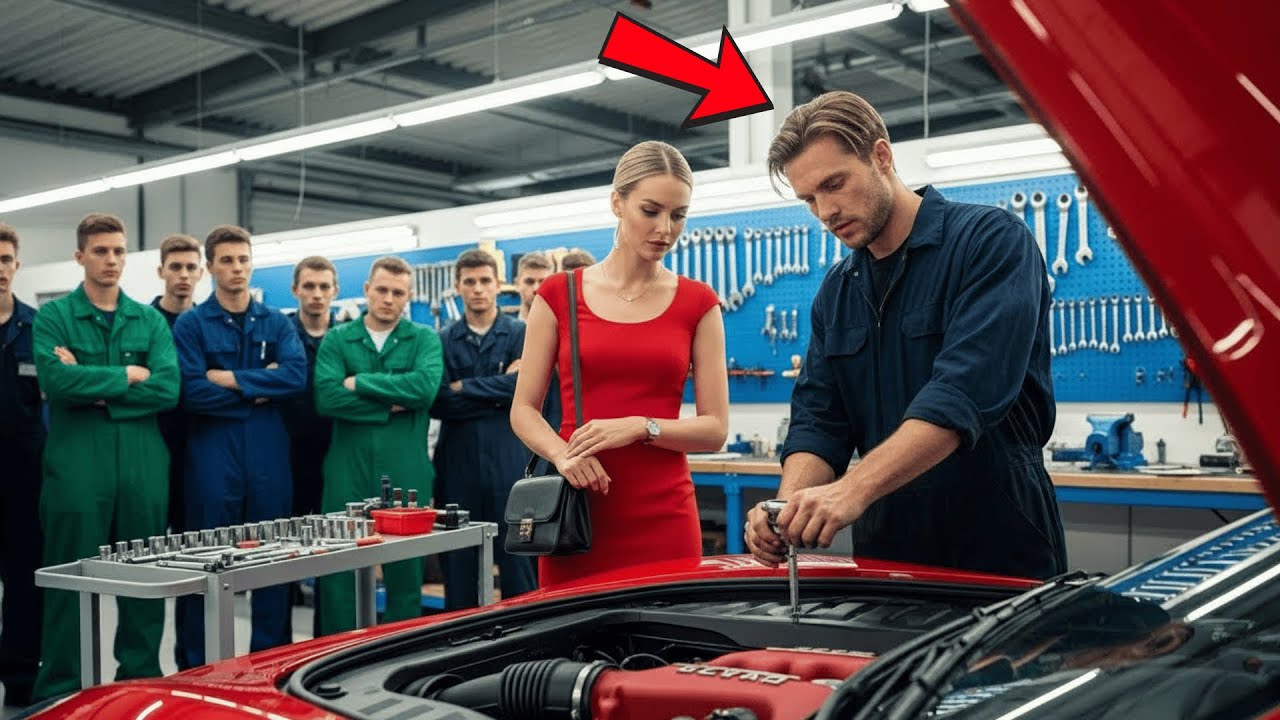 100 Meccanici Esperti Fallirono Con La Ferrari Della Milionaria — Un Povero La Riparò In 1 Minuto…