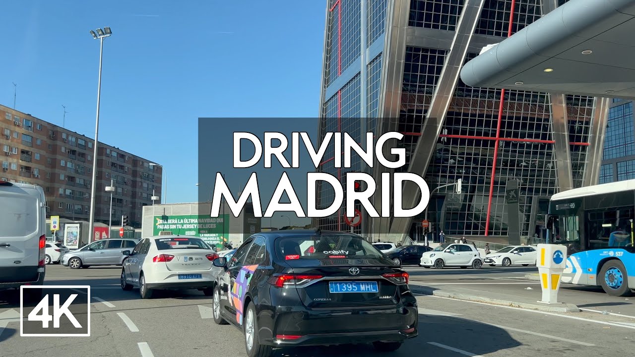 [4K] Driving Madrid | Arganzuela - Retiro - Salamanca - Chamartín - Tetuán - Moncloa | POV 4K HDR