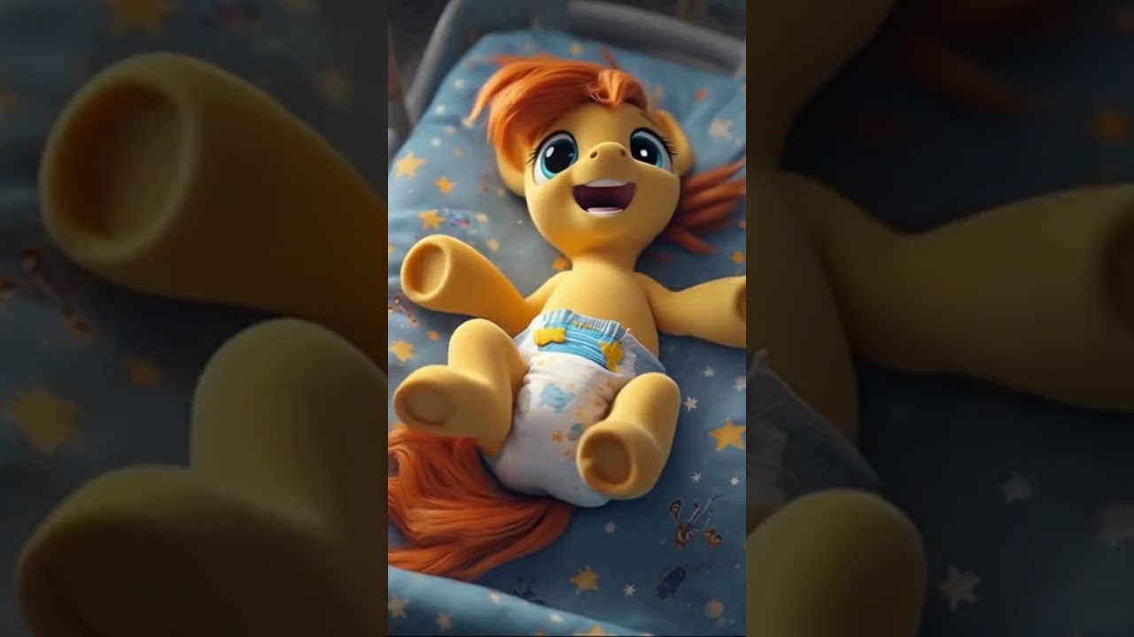 My OC acting silly during his diaper change #diapers #diaperchange #poniesindiapers #oc #ai