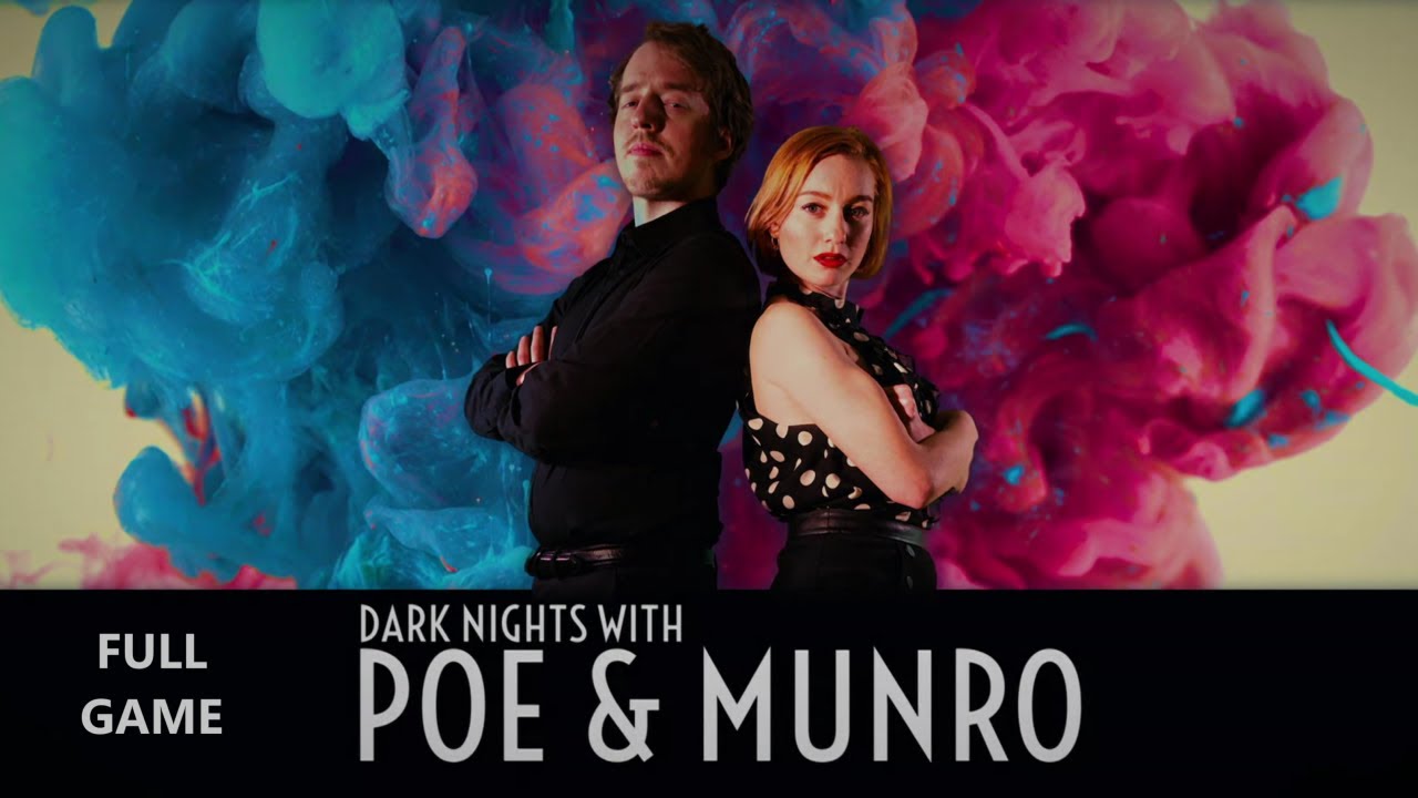 DARK NIGHTS WITH POE AND MUNRO FULL GAME Complete walkthrough gameplay - No commentary