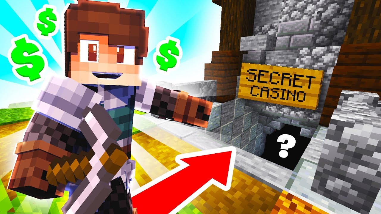 I made a SECRET UNDERGROUND CASINO in Camp Minecraft