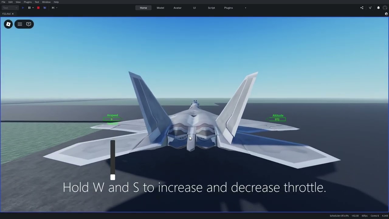 F-22 Raptor Startup Procedure ROBLOX