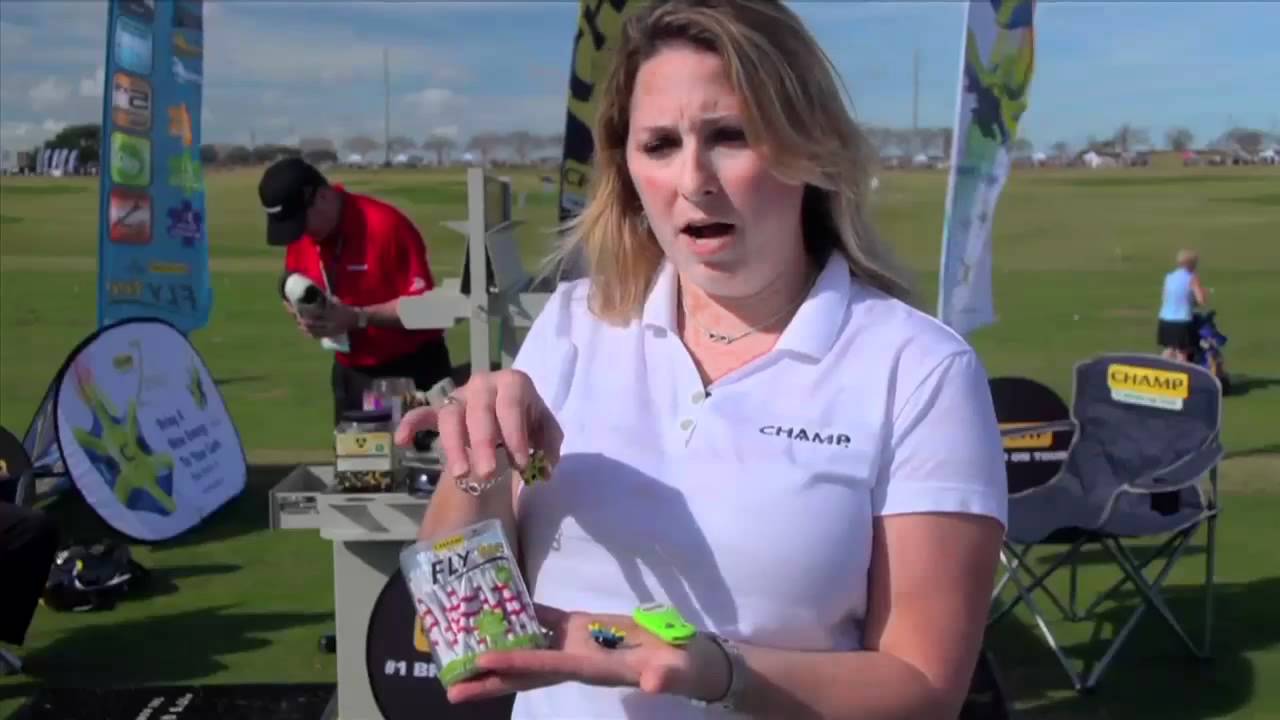 PGA Demo 2012 Champ Spikes, Fly Tees, FLIX Divot Tool