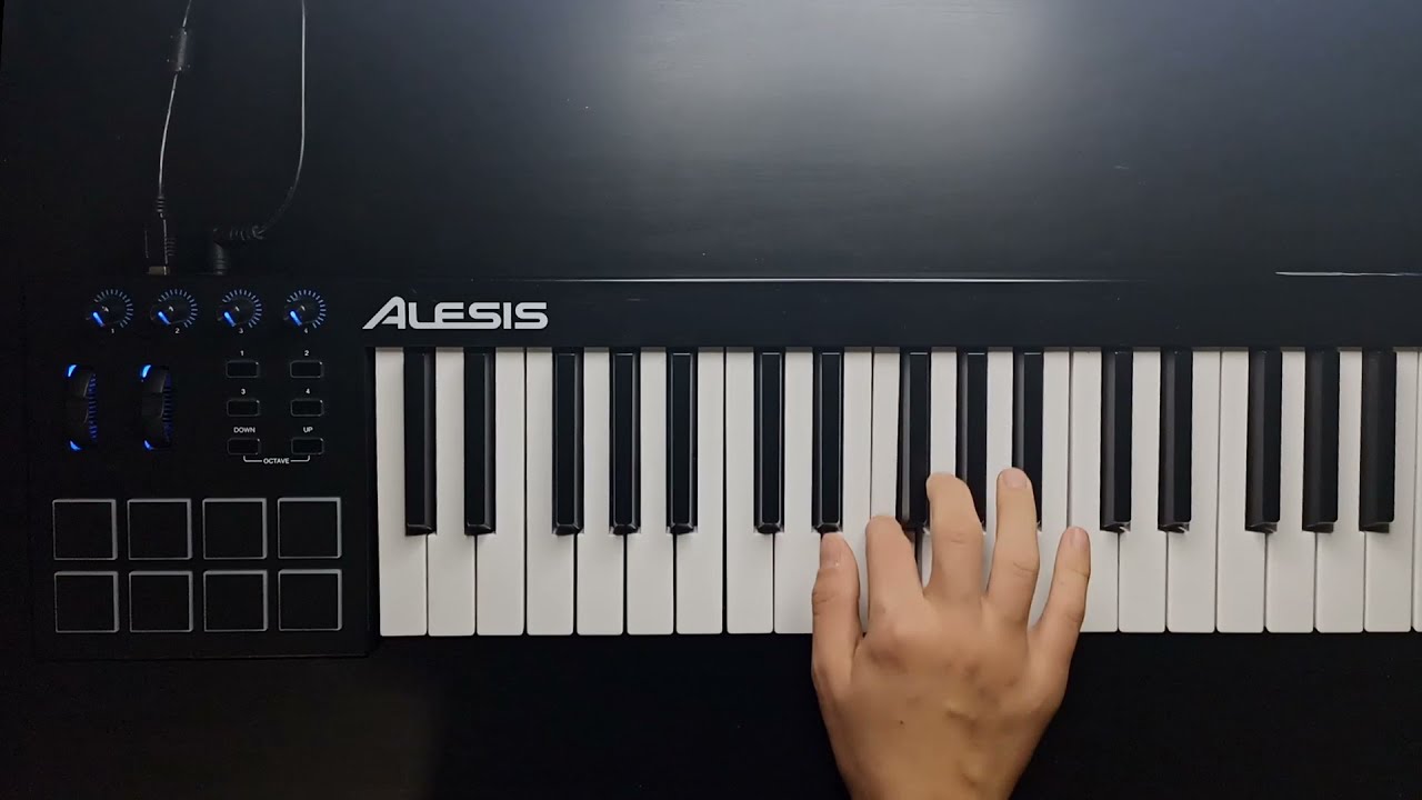 I Remade Blinding Light by The Weeknd On My Midi ( Instrumental Remake Cover ) | Alesis V49 midi