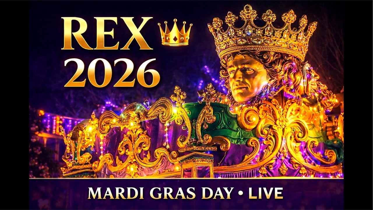 Rex Parade LIVE 2026 👑 Mardi Gras Day in New Orleans