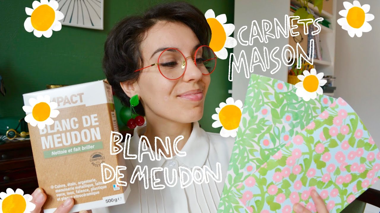 Processus créatif - L'échec du blanc de meudon, et de jolis carnets printaniers maison