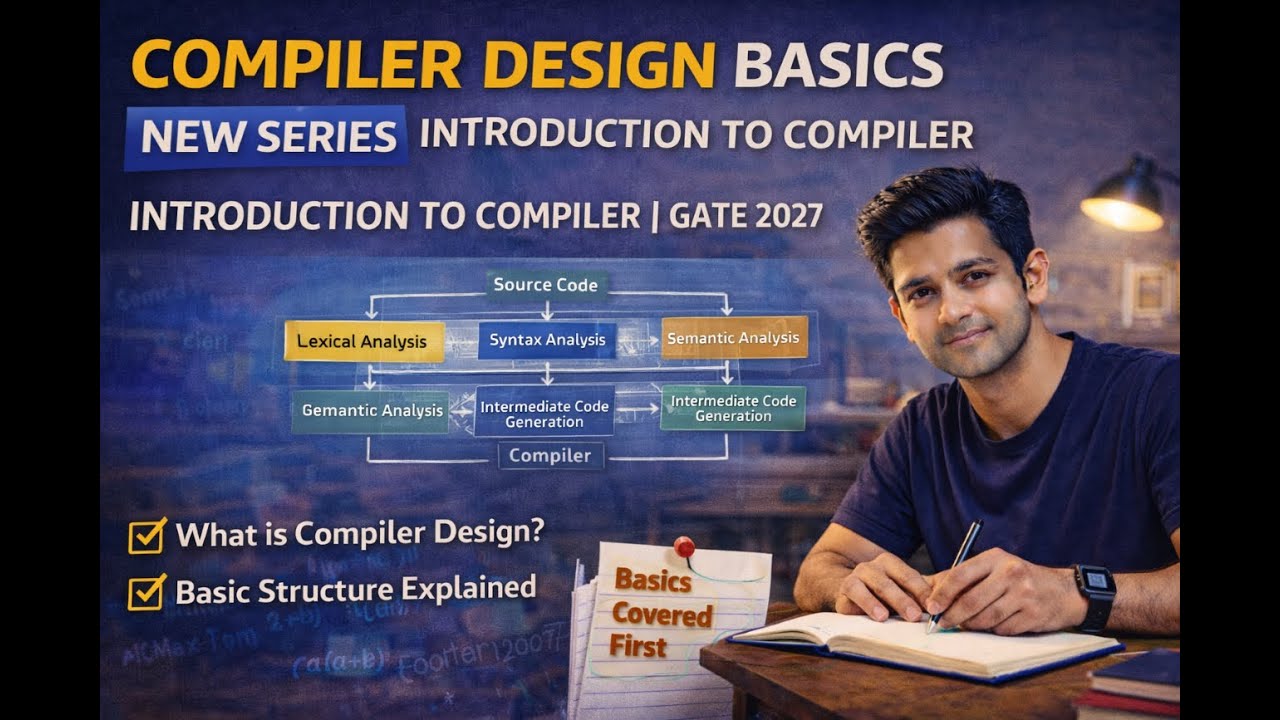 Compiler Design Basics | Introduction to Compiler | GATE 2027