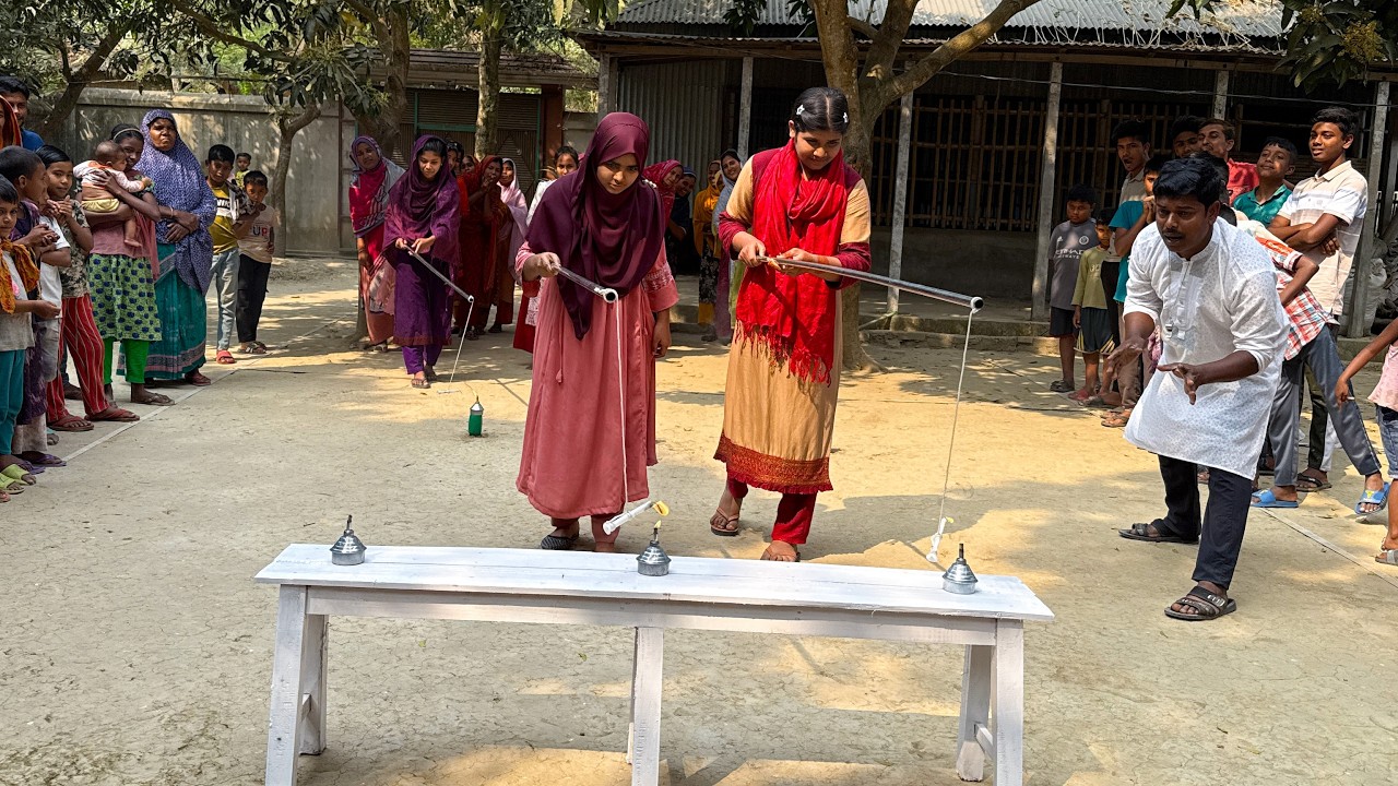 Watch the Intense Moments as Village Sisters Give Their Best to Win This Thrilling Challenge Battle!