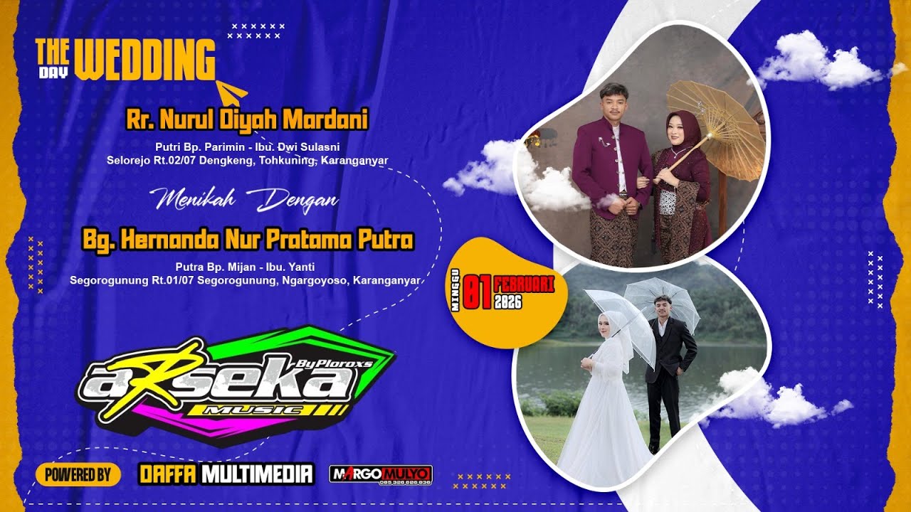🔴Live Arseka Music - Wedding Nurul & Hernanda - MM Pro Audio - DAFFA Multimedia