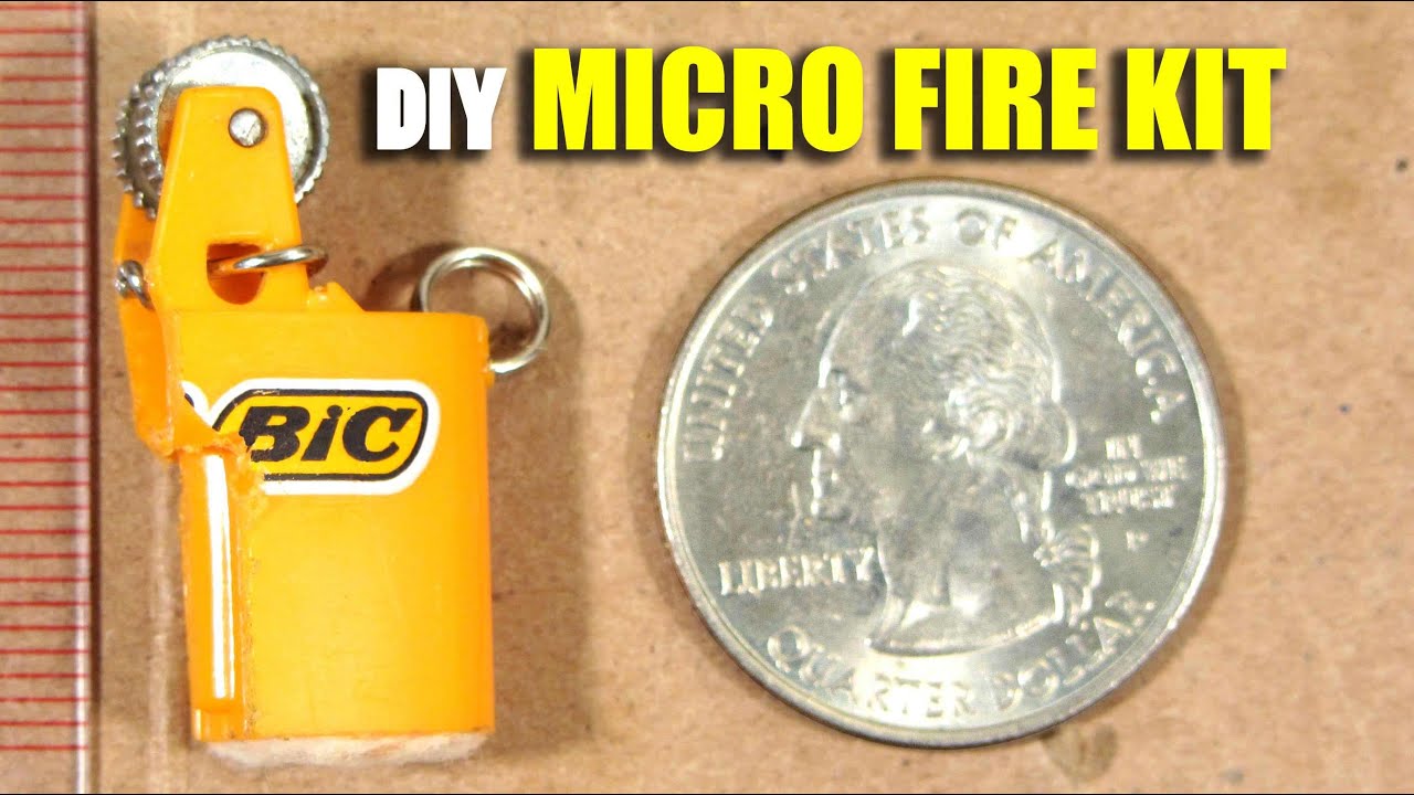 Micro Fire Starting Kit Howto