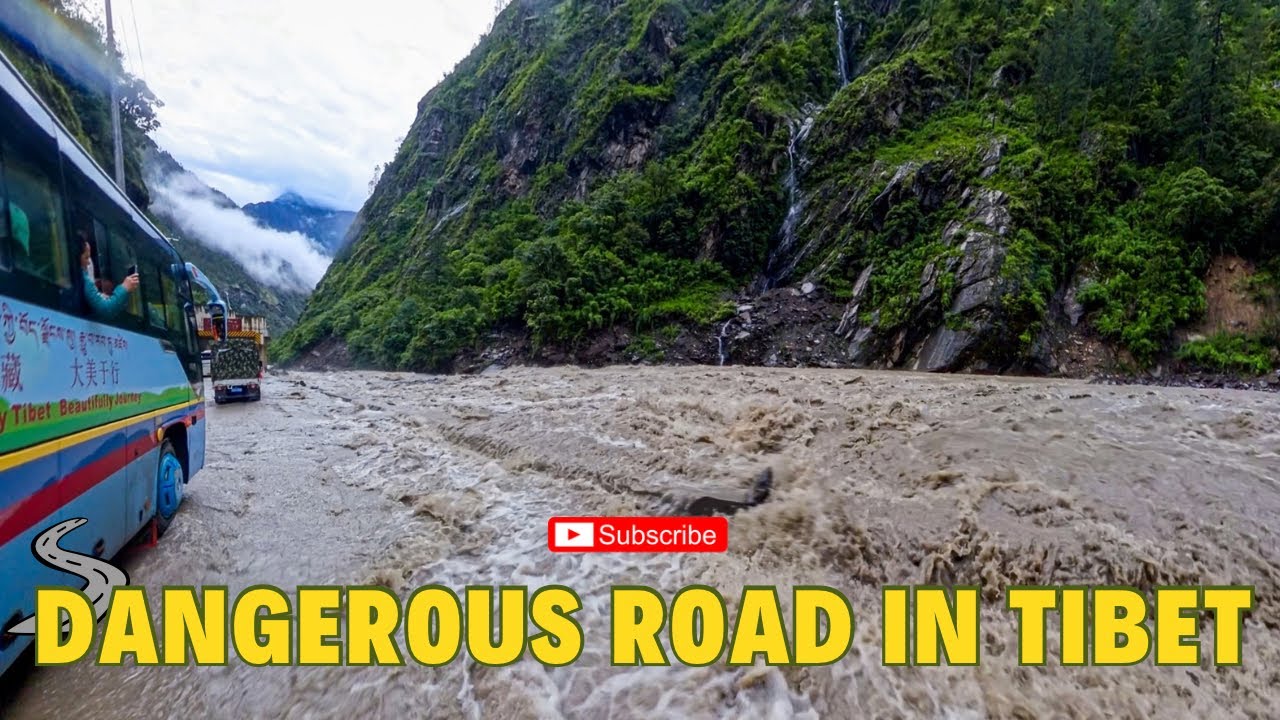 Scarey Road in Tibet 🛣️ 