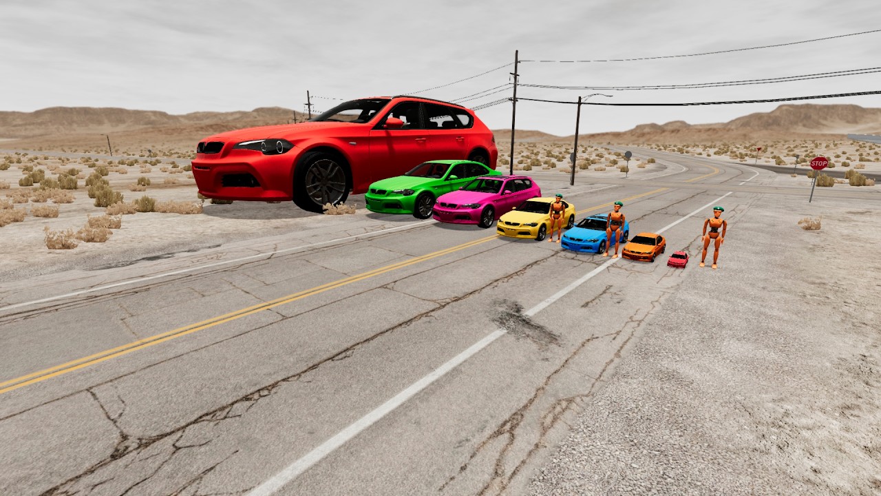 Big vs Small Cars crash