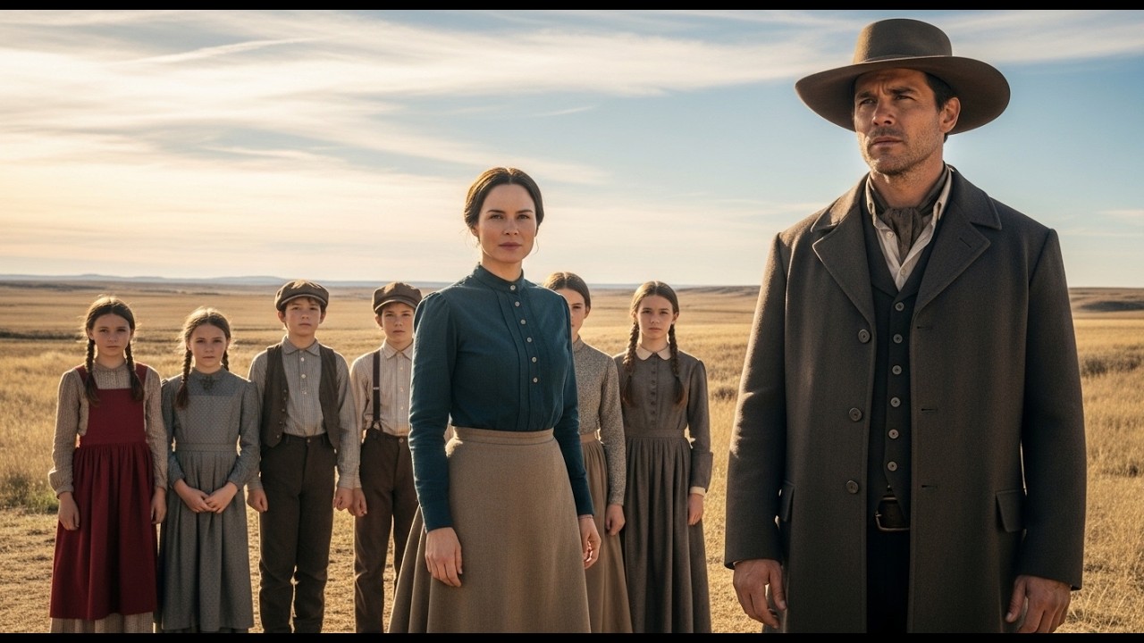 “Her Husband Left Her With 6 Kids — A Cowboy Looked at Them and Said, ‘They’re Mine Now’”