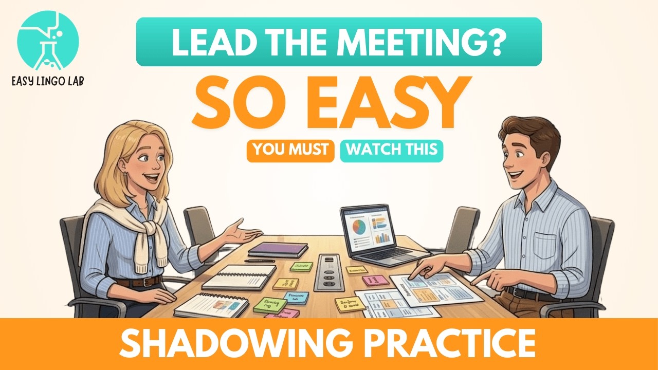 Lead the Meeting Like a Pro Open, Agenda, Next Steps   Improve Speaking English