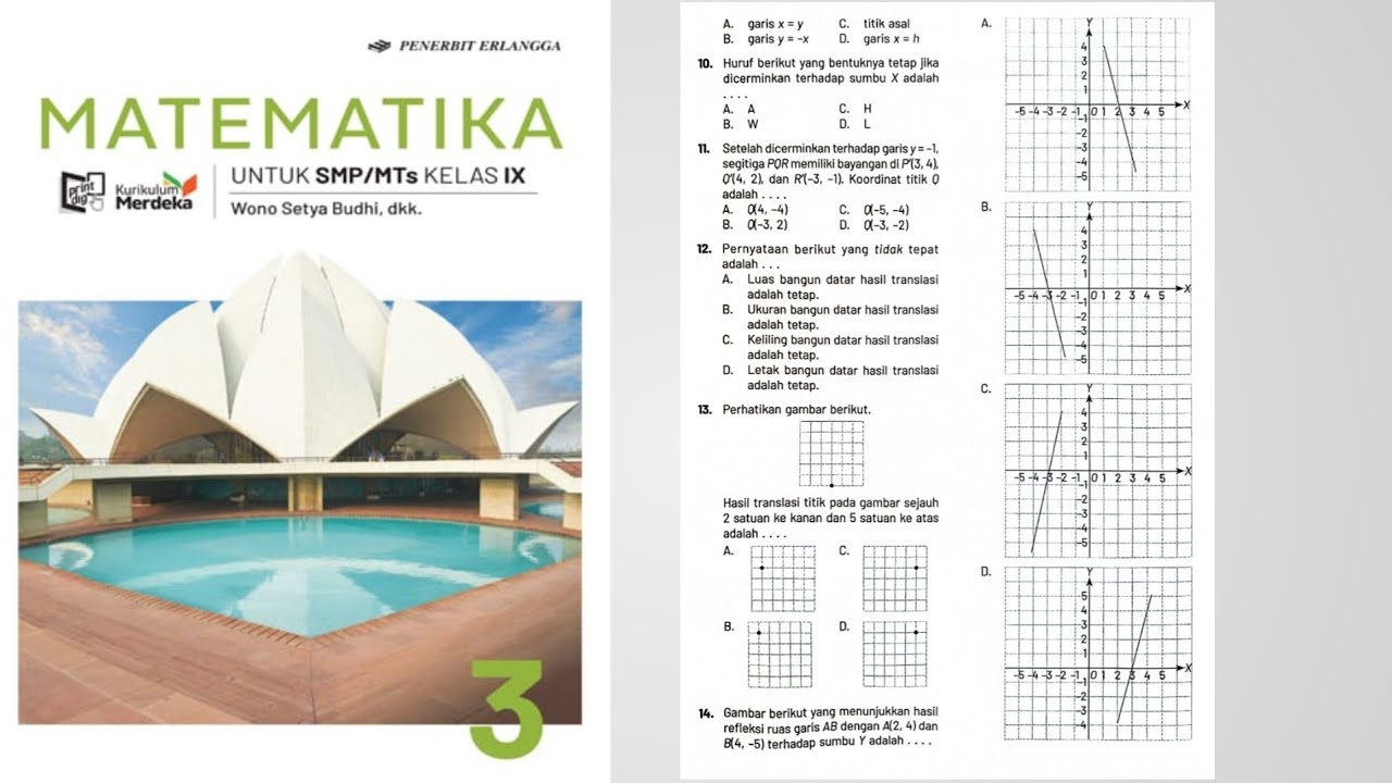 Latihan Soal Akhir Bab 6 hal 234-239 part 2 Matematika Kelas 9
