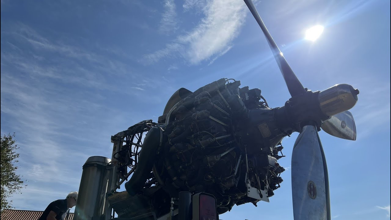 R3350 TC18 Turbo-Compound Test Run. August 2025