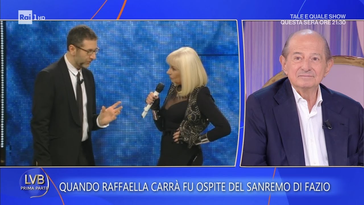 Il ricordo di Raffaella Carrà ospite a Sanremo 2014 - La volta buona 24/10/2025