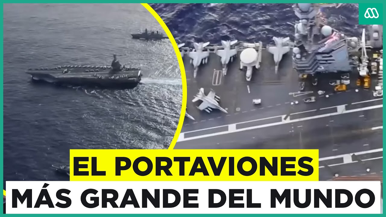 El buque de guerra más grande del mundo: Así es el imponente portaviones que desplegó EE.UU.