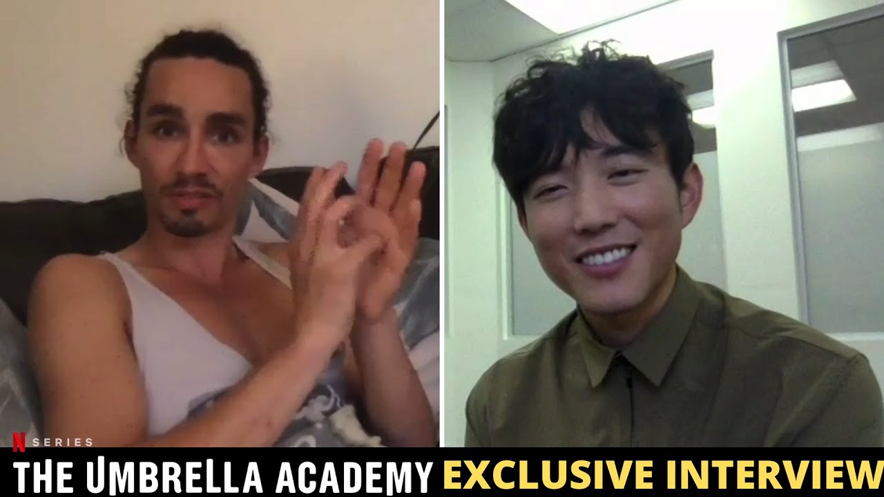 The Umbrella Academy Season 2 Interview- Robert Sheehan and Justin Min