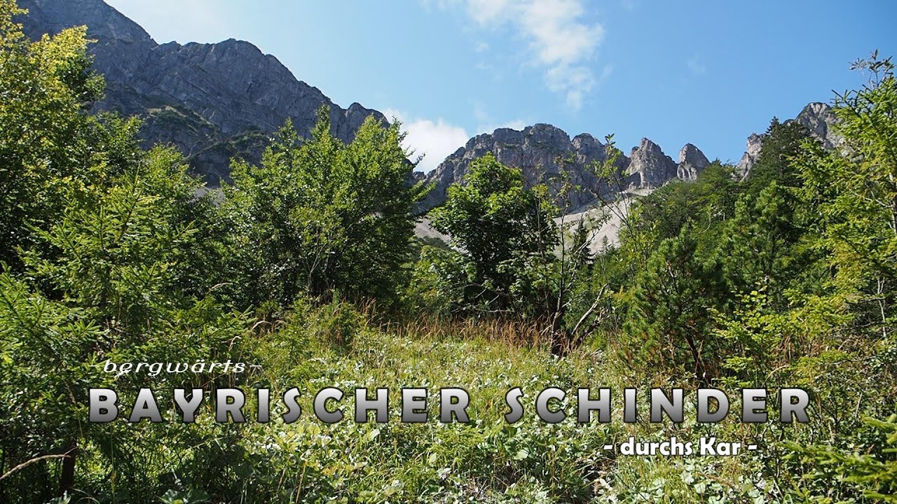Bergwärts - Bayrischer Schinder durchs Kar / Mangfallgebirge / 1796m
