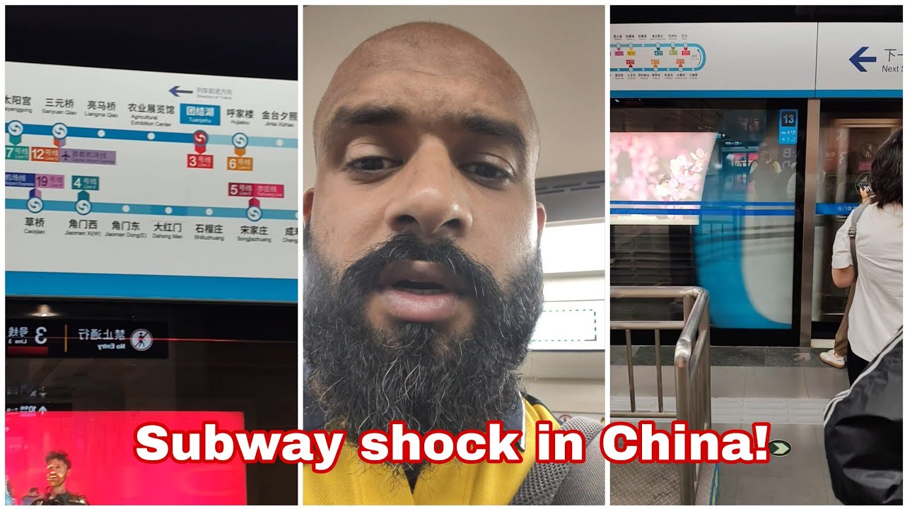 Subway Culture Shock in China! 🇨🇳 | First Beijing Metro Ride | Day 4 Vlog