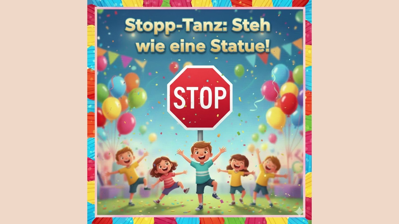 Steh wie eine Statue! 🛑 Der lustigste Stopptanz für Kinder | Party-Mitmachlied