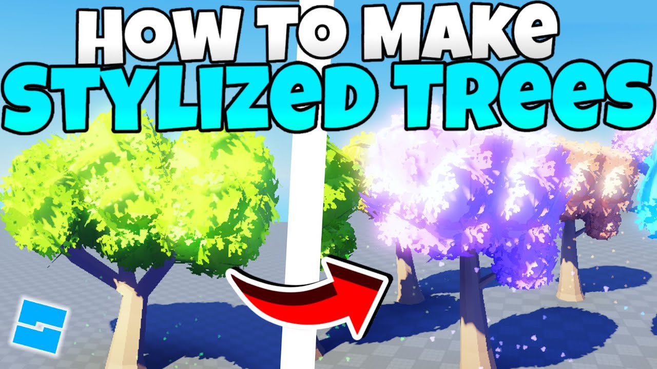 How To Make Stylized Trees In Roblox Studio | Blender