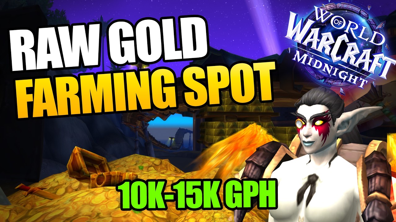 BEST RAW GOLD FARM Midnight WoW