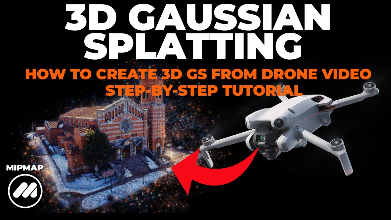 3D-гауссово разбрызгивание | Как создать 3D-гауссово разбрызгивание с дрона: видеоруководство для...