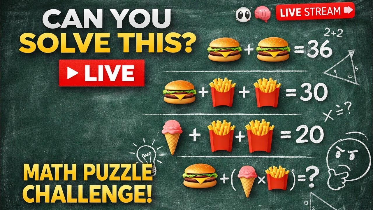  Live Maths Quiz 🧠 | Brain Test Questions | Maths Puzzle Hindi | #MathsChalisa #LiveQuiz #MathPuzzle