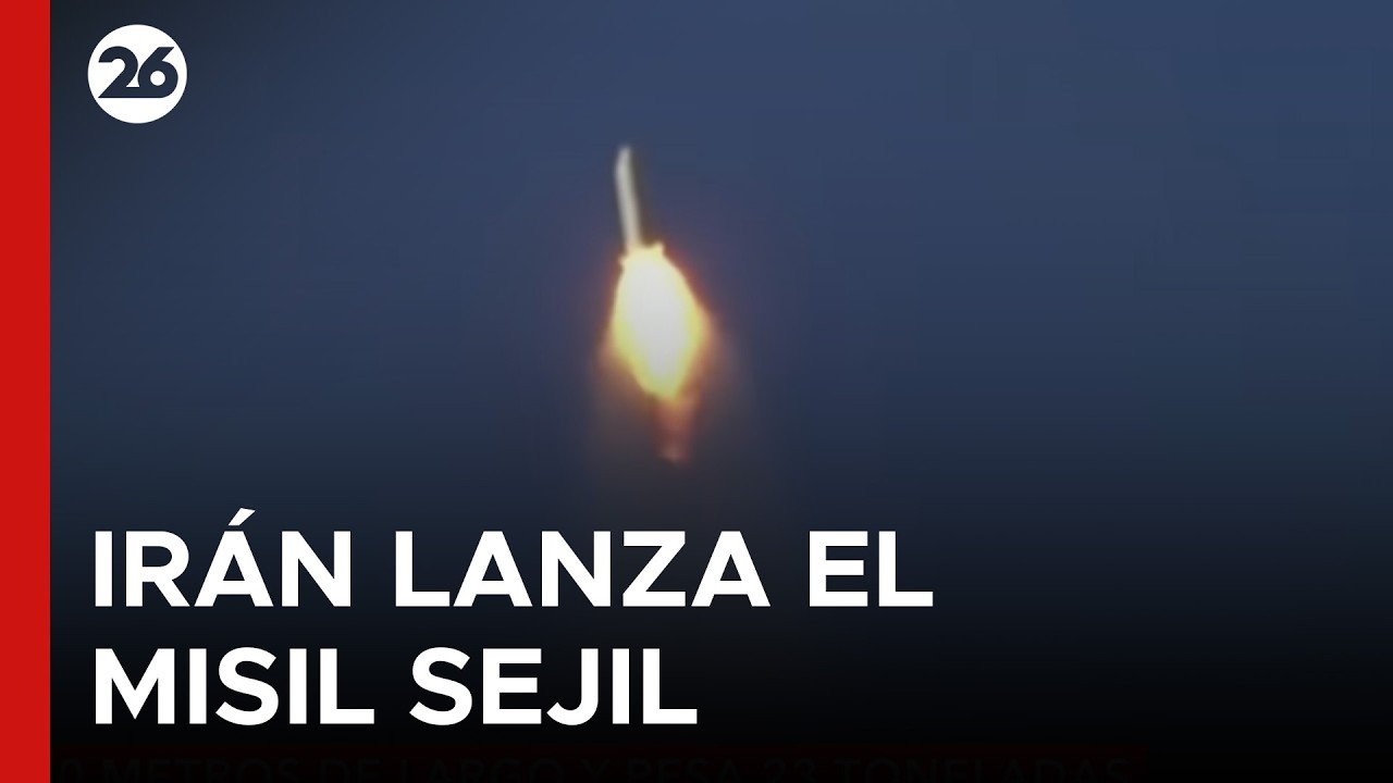 🚨 EL TEMIDO MISIL IRANÍ SEJIL | Tiene 20 metros de largo y pesa 23 toneladas