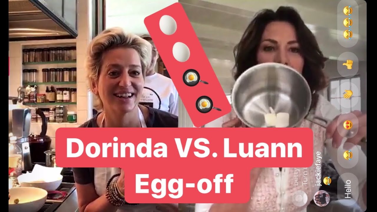 Egg Cook-Off with Luann The Real Housewives of New York #rhony #bravo