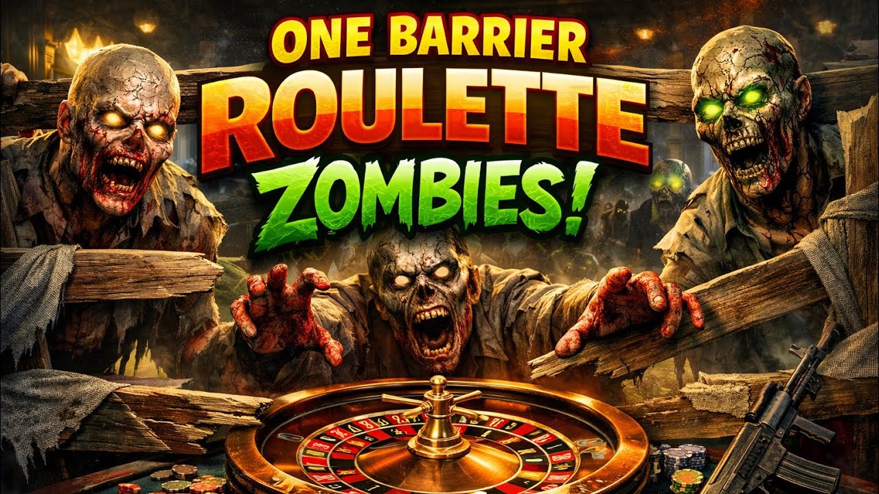 Black Ops 3 Custom Zombies - ONE BARRIER ROULETTE