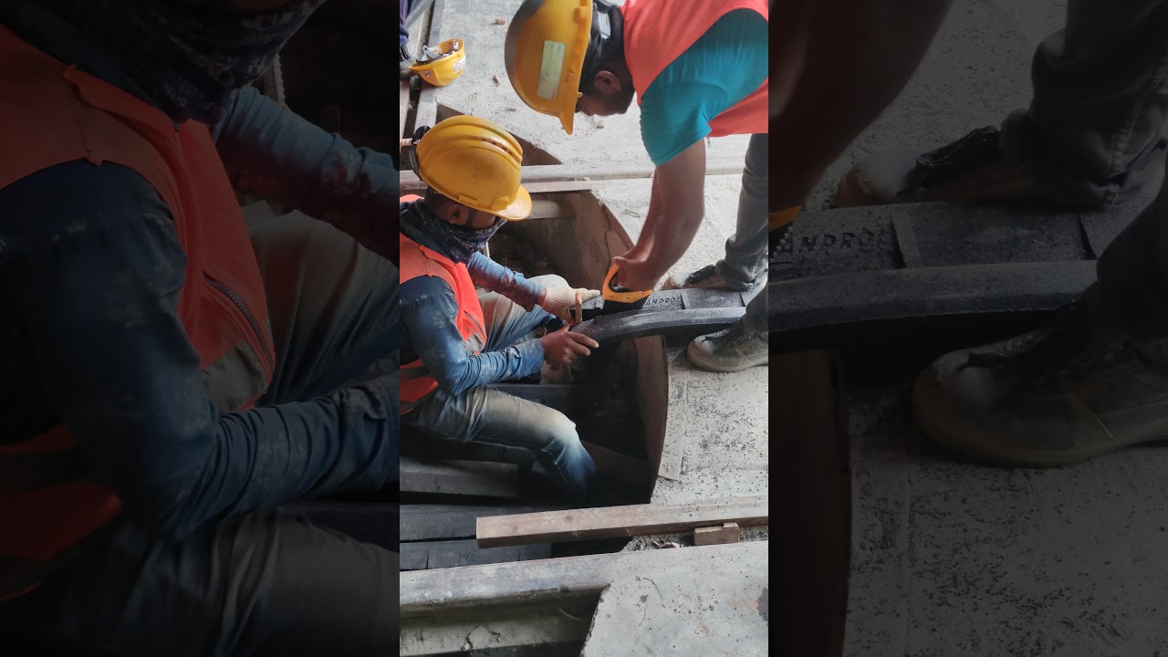 #Metro rail depot #construction with #safety